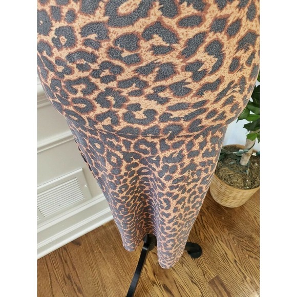 PRETTYLITTLETHING Women Multicolor Polyester SquareNeck Knee Length Dress Size 4 - Picture 4 of 10